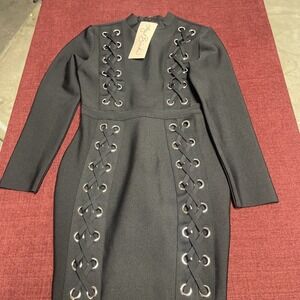 Angel Brinks Women Long Sleeves Dress Size Large